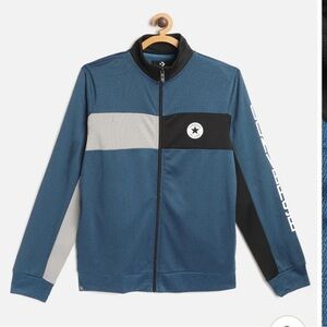 CONVERSE TRACK BOYS JACKET color block stand up collar Activewear Regulr fit Lrg